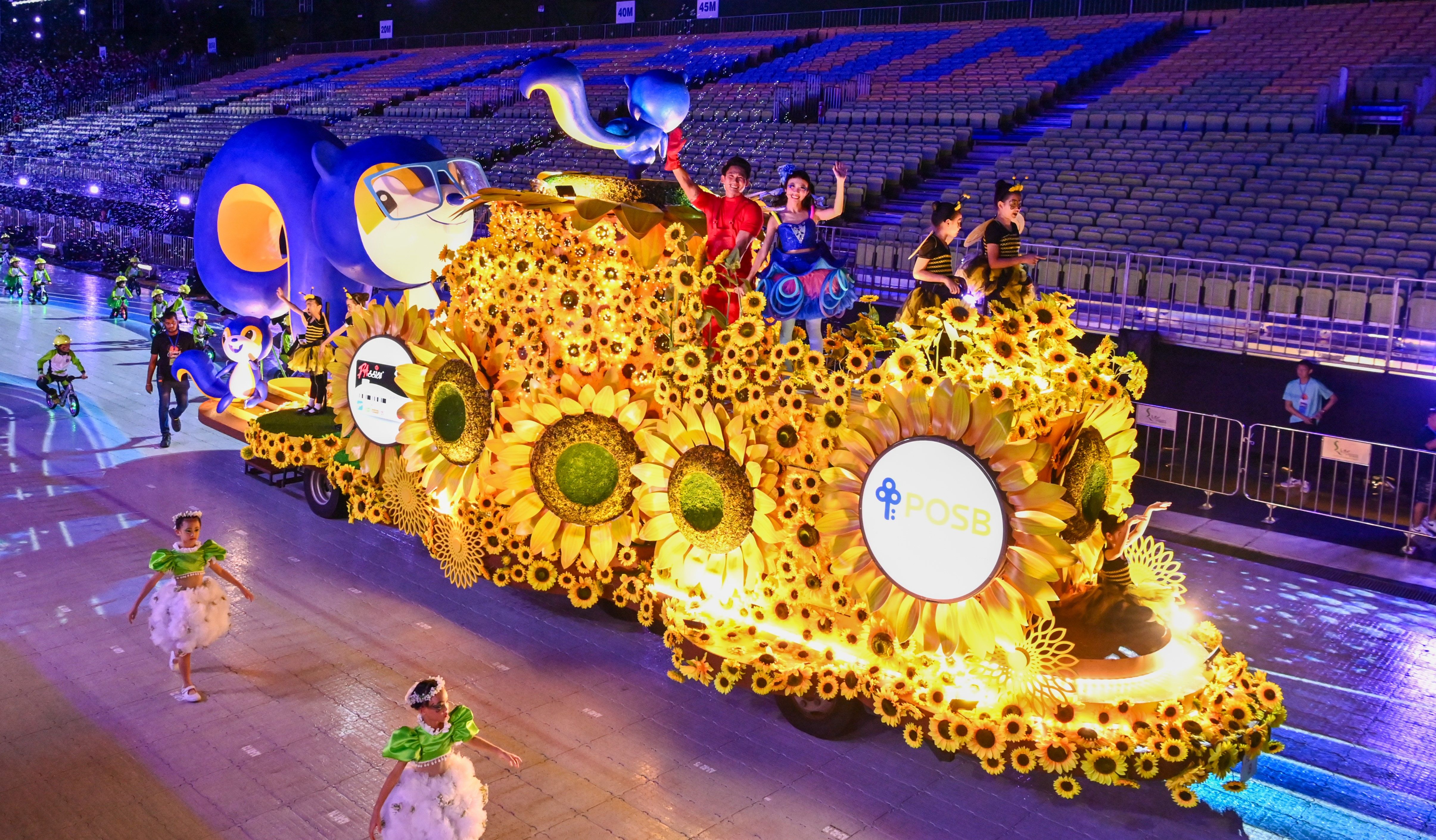 Chingay 2024 Smiley’s Blossoming Garden Float